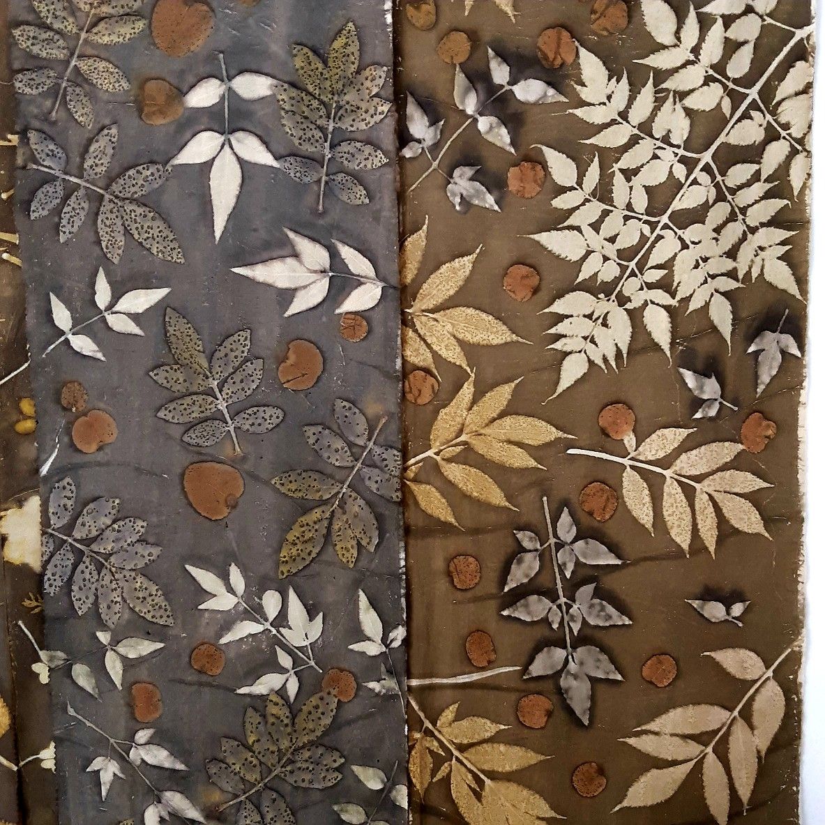 Teknik ecoprint iron blanket